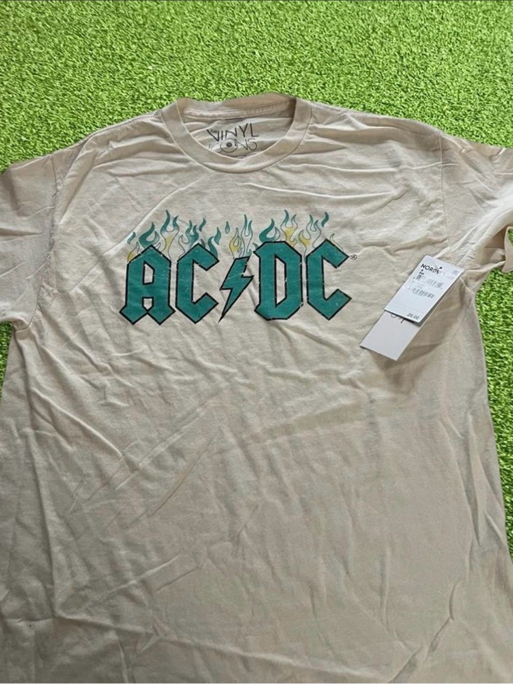 NWT Vinyl Icons AC/DC Graphic Tee - Nordstrom - Small Flaw - Size S